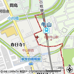 愛知県春日井市牛山町941周辺の地図