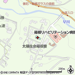 箱根仙石原虎乃湯周辺の地図