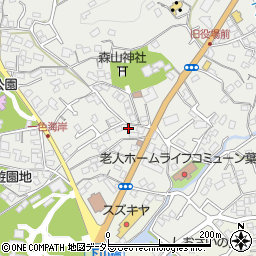 神奈川県三浦郡葉山町一色1970周辺の地図