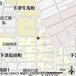 愛知県稲沢市下津片町17周辺の地図