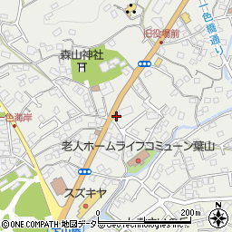 神奈川県三浦郡葉山町一色1839-1周辺の地図