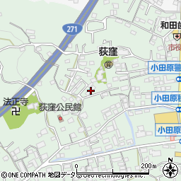 神奈川県小田原市荻窪518周辺の地図