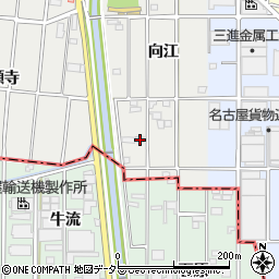 愛知県小牧市藤島町向江102周辺の地図