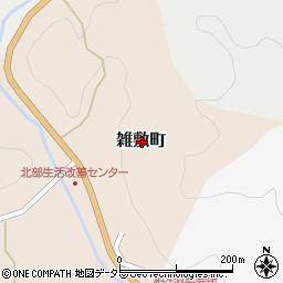 愛知県豊田市雑敷町周辺の地図