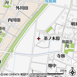 愛知県稲沢市祖父江町山崎（鉄砲）周辺の地図