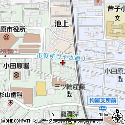 神奈川県小田原市荻窪268周辺の地図
