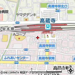 リパーク高蔵寺駅前第５駐車場周辺の地図