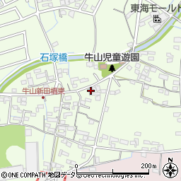 愛知県春日井市牛山町2581周辺の地図