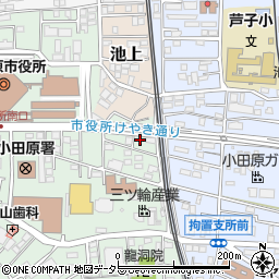 神奈川県小田原市荻窪266周辺の地図