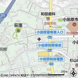 神奈川県小田原市荻窪535周辺の地図