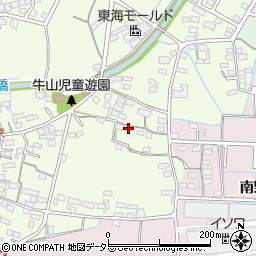 愛知県春日井市牛山町2527-3周辺の地図