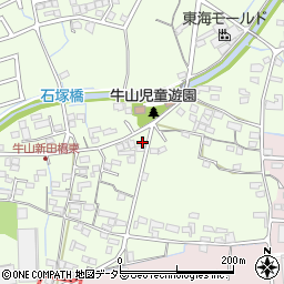 愛知県春日井市牛山町2572周辺の地図