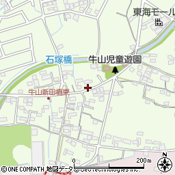 愛知県春日井市牛山町2585周辺の地図