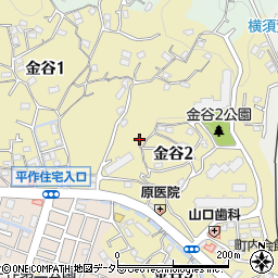 神奈川県横須賀市金谷周辺の地図