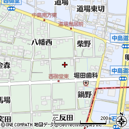 愛知県一宮市萩原町西御堂半抜17周辺の地図