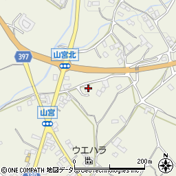 静岡県富士宮市山宮390周辺の地図