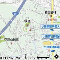 神奈川県小田原市荻窪541周辺の地図