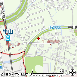 愛知県春日井市牛山町992周辺の地図