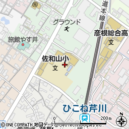 滋賀県彦根市安清町11周辺の地図