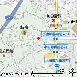 神奈川県小田原市荻窪539周辺の地図
