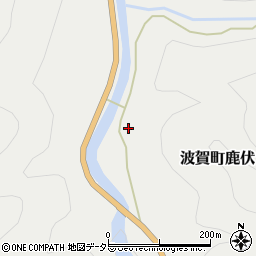 兵庫県宍粟市波賀町鹿伏173周辺の地図