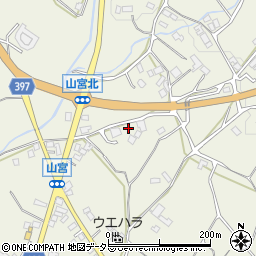 静岡県富士宮市山宮384周辺の地図