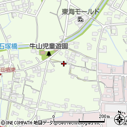 愛知県春日井市牛山町2551周辺の地図