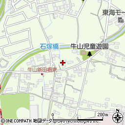 愛知県春日井市牛山町2587周辺の地図