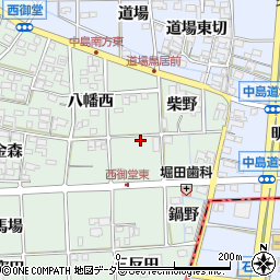 愛知県一宮市萩原町西御堂半抜18周辺の地図