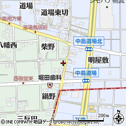 愛知県一宮市萩原町西御堂半抜32-1周辺の地図