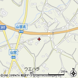 静岡県富士宮市山宮383周辺の地図