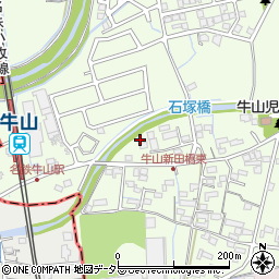 愛知県春日井市牛山町990周辺の地図