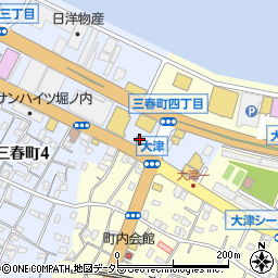 ケンタッキーフライドチキン横須賀三春町店周辺の地図