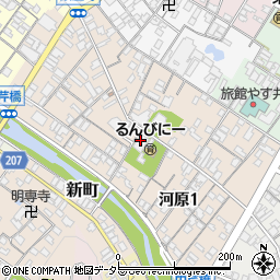 滋賀県彦根市河原周辺の地図