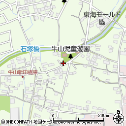 愛知県春日井市牛山町2570周辺の地図