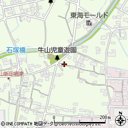愛知県春日井市牛山町2545周辺の地図