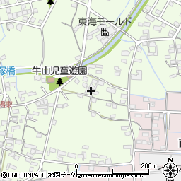 愛知県春日井市牛山町2539周辺の地図