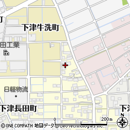 愛知県稲沢市下津片町4周辺の地図
