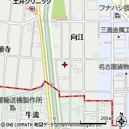 愛知県小牧市藤島町向江98周辺の地図