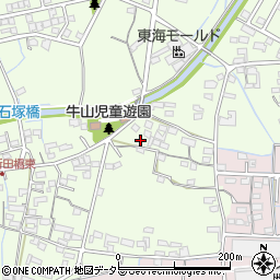 愛知県春日井市牛山町2548周辺の地図