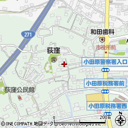 〒250-0042 神奈川県小田原市荻窪の地図