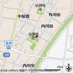 永張寺周辺の地図