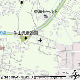 愛知県春日井市牛山町2540周辺の地図