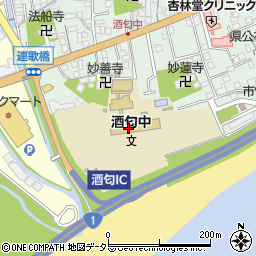 小田原市立酒匂中学校周辺の地図