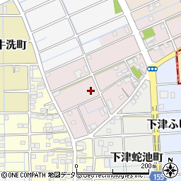 愛知県稲沢市下津光明寺町周辺の地図