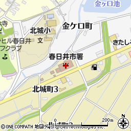 春日井市消防本部消防署周辺の地図