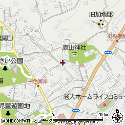 神奈川県三浦郡葉山町一色2147-6周辺の地図