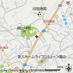 神奈川県三浦郡葉山町一色2152周辺の地図
