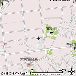 岐阜県海津市平田町三郷周辺の地図