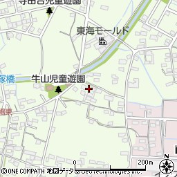 愛知県春日井市牛山町2541周辺の地図